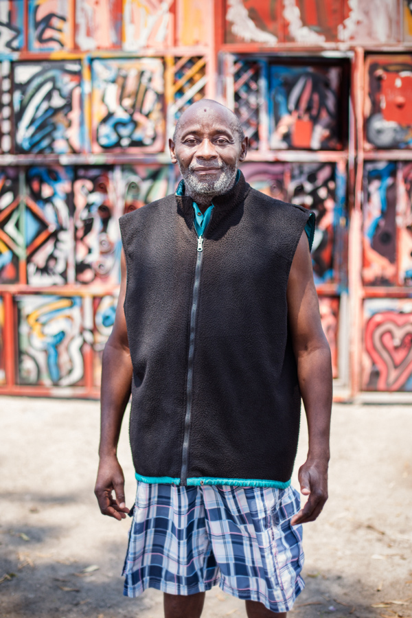 Tschimba Nzobo 'Grand Pere', actor, Goma DRC