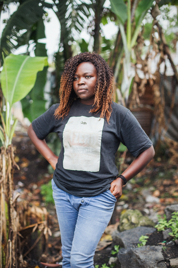 Neema Bernadette, musician, Goma DRC