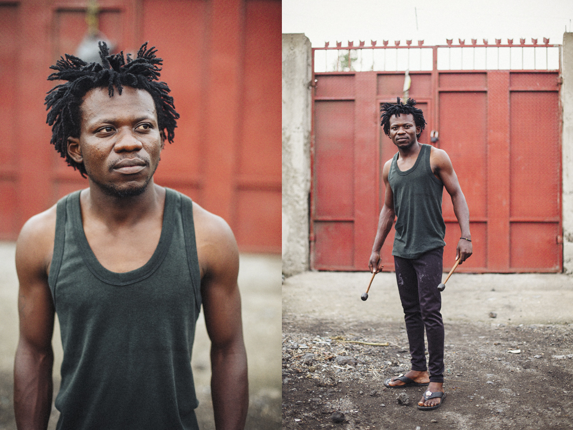 Aspirine Geryais, musician, Goma DRC