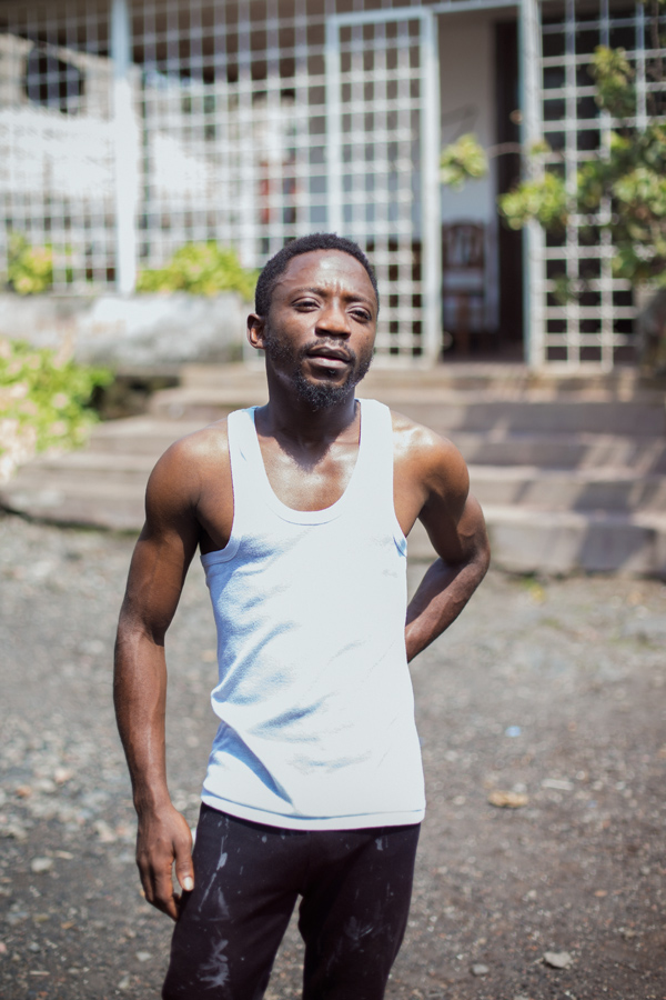 Abdel Malick Mustafa, musician and dancer, Goma DRC